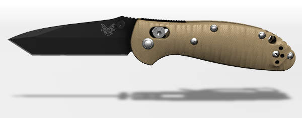 Benchmade-555-1-Mini-GRIPTILIAN-20CV-G10-beige-tanto-schwarz